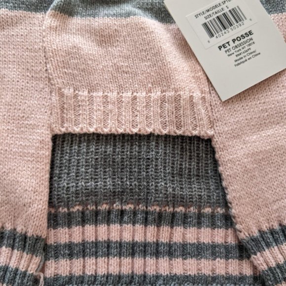 Pet Posse Knit Winter Sweater - S - Picture 4 of 7